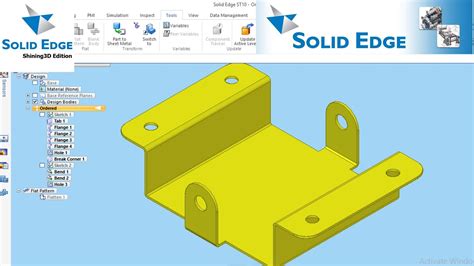 solid edge sheet metal enclosure|solid edge design software.